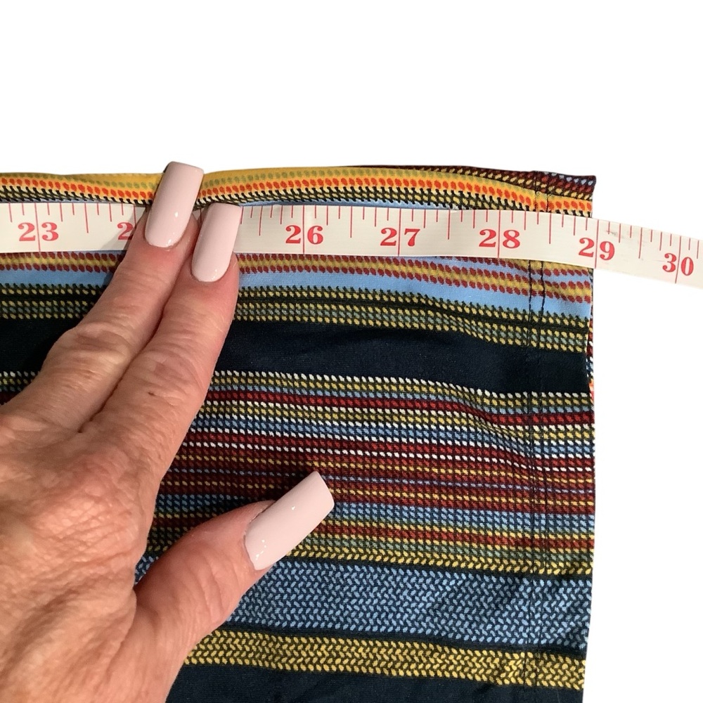 Melissa Paige Colorful Striped Women’s Palazzo Pants BRAND NEW Petite L - Picture 8 of 9